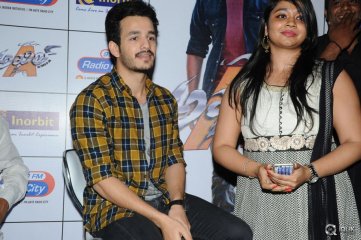 Akhil Movie Promotions at Inorbit Mall